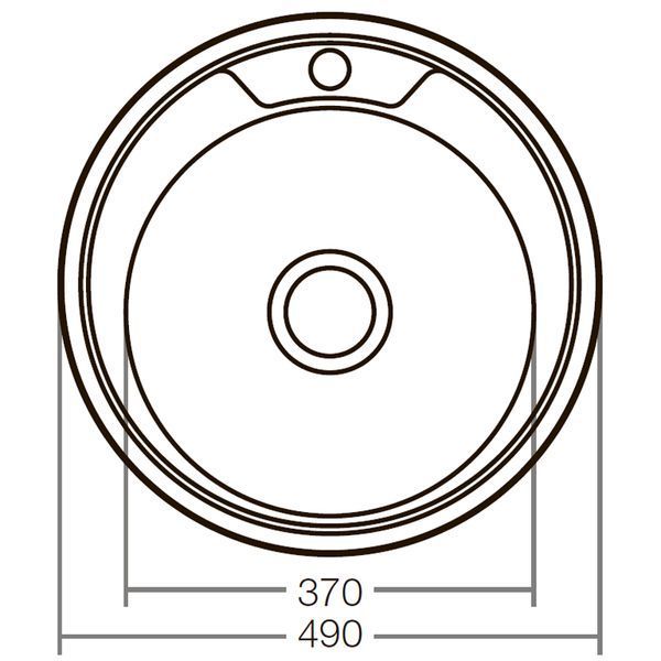 Мийка кухонна Zerix Z490-06-180D (decor) (ZX1583) ZX1583 фото