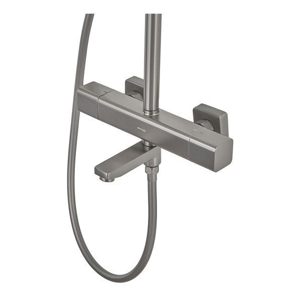 Душова система Mixxus Premium VIRGO 009-J GRAPHITE з термостатичним змішувачем... MI6647 фото