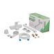 Змішувач для ванни Plamix Lucas-006 EURO SET White з шлангом, лійкою та кронш... PM0709 фото 5