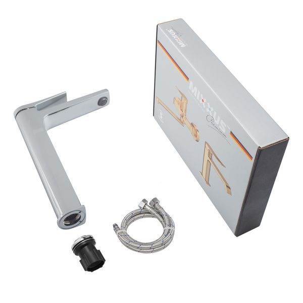 Змішувач для умивальника Mixxus Premium Degas 001 (NUT) HIGH (MI8246) MI8246 фото