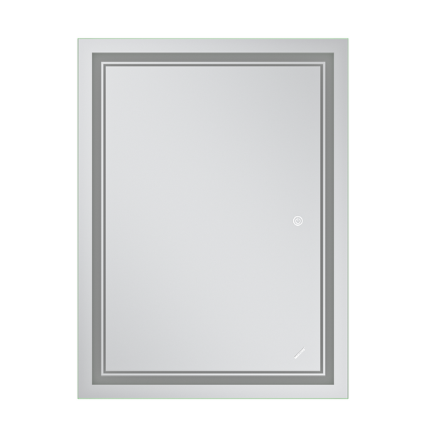 Дзеркало Mixxus Premium QUADRO MR20-80x60-Reverse з LED Touch, Anti-fog, димером, регулятором яскравості (MP6619) MP6619 фото