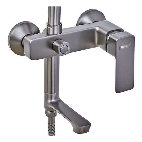 Душова система із змішувачем Haiba Kubus 009-J Graphite (HB4005) HB4005 фото