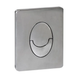 Панель змиву Koer KT-0606-01 157x198x10mm пластикова, кнопка закруглена (колір хром) (KR5342) KR5342 фото 1