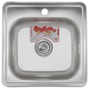 Мийка кухонна Zerix Z4848-06-160D (decor) (ZM0558) ZM0558 фото