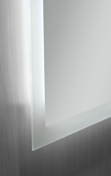Дзеркало Mixxus FLAT MR04-100x60 з LED Touch, Anti-fog, димером, регулятором яскравості, годинником (MI6008) MI6008 фото