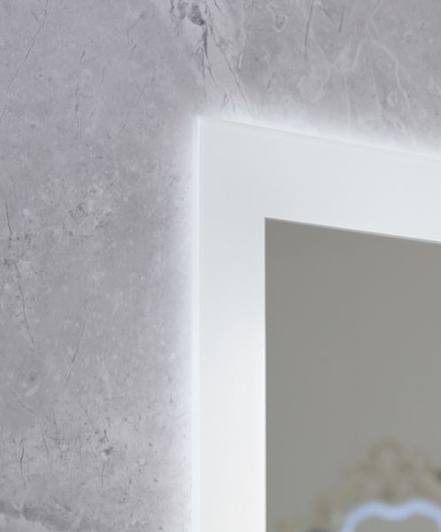 Дзеркало Mixxus FLAT MR04-100x60 з LED Touch, Anti-fog, димером, регулятором яскравості, годинником (MI6008) MI6008 фото