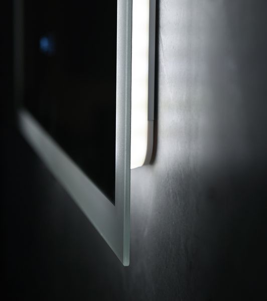 Дзеркало Mixxus FLAT MR04-100x60 з LED Touch, Anti-fog, димером, регулятором яскравості, годинником (MI6008) MI6008 фото