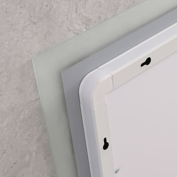 Дзеркало Mixxus FLAT MR04-100x60 з LED Touch, Anti-fog, димером, регулятором яскравості, годинником (MI6008) MI6008 фото