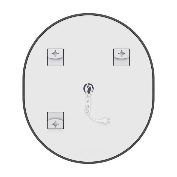 Дзеркало Mixxus Premium ELLIPSE MV05-80x70-Reverse Black з LED Touch, Anti-fog, димером (3-6,5kK) (MP6646) MP6646 фото