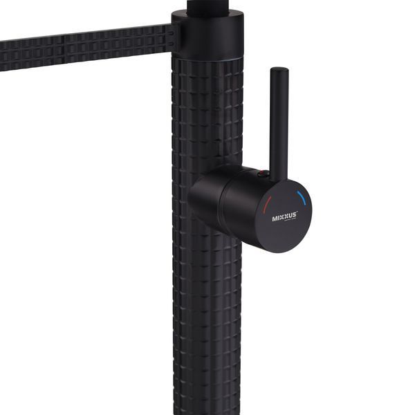 Змішувач для кухні Mixxus Premium Oliwer 017 BLACK REFL.BLACK (MI6966) MI6966 фото