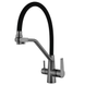 Кухонний змішувач на дві води Mixxus FUL-021 Graphite Refl.Black (нерж. сталь... MI6115 фото 1