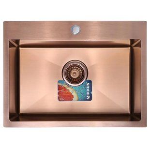 Мийка MIXXUS Бронзова MX5843-200x1.0-PVD (MX0577) MX0577 фото