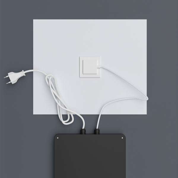 Дзеркало Mixxus Premium BEVEL MA02-90x65-Reverse з LED Touch, Anti-fog, димером (3-6,5kK) (MP6641) MP6641 фото
