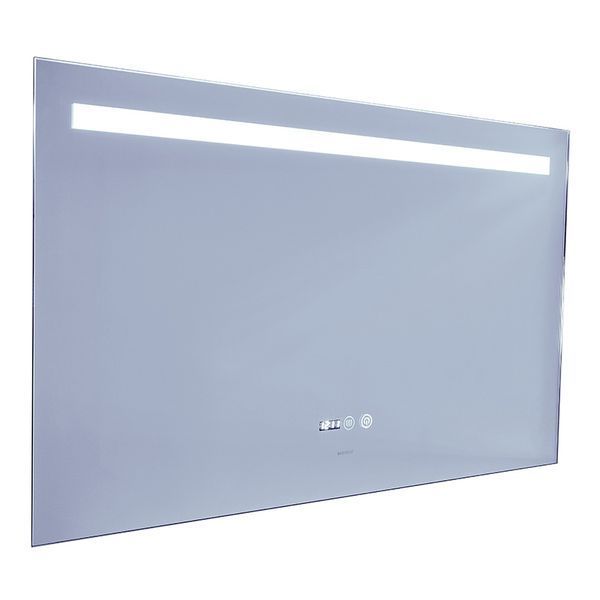 Дзеркало Mixxus STRONG MR05-100x60 з LED Touch, Anti-fog, димером, регулятором яскравості, годинником (MI6009) MI6009 фото
