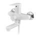 Змішувач для ванни PLAMIX OSCAR-008 EURO SET WHITE (зі шлангом, лійкою та кро... PM0698 фото 2