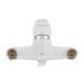 Змішувач для душа Plamix Fidel-003 SET White (з шлангом, лійкою та кронштейно... PM0730 фото 4