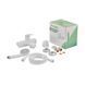 Змішувач для ванни Plamix Lucas-009 EURO SET White з шлангом, лійкою та кронш... PM0708 фото 3