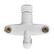 Змішувач для ванни PLAMIX OSCAR-008 EURO SET WHITE (зі шлангом, лійкою та кро... PM0698 фото 4
