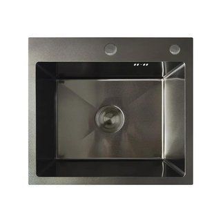 Мийка з нержавіючої сталі Mixxus MH5045 Decor Graphite (3.0/0.8) колір графіт (MI8310) MI8310 фото