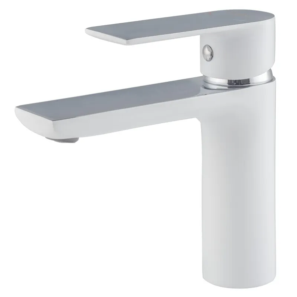Змішувач для умивальника HAIBA ALEX 001 WHITE-CHROME (HB9562) HB9562 фото