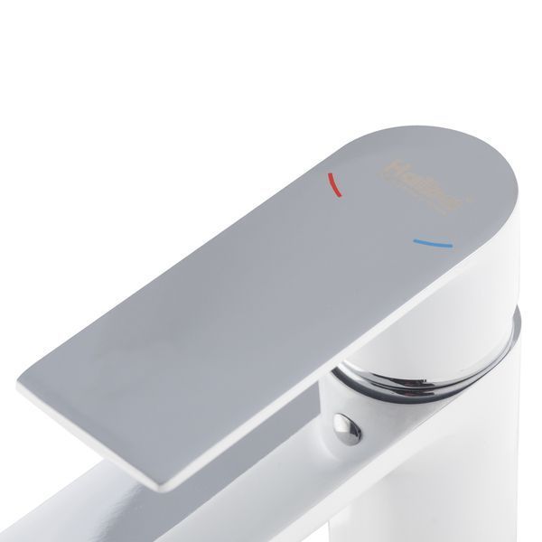Змішувач для умивальника HAIBA ALEX 001 WHITE-CHROME (HB9562) HB9562 фото