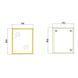 Дзеркало настінне Zerix FONTE MRZ09-70x85-Reverse GOLD прямокутне в золотій рамі (ZX5639) ZX5639 фото 2