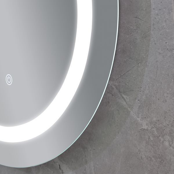 Дзеркало Mixxus PLAIN MC03-60 з LED Touch, Anti-fog, димером, регулятором яскравості (MI6662) MI6662 фото