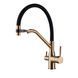 Змішувач для кухні MixxusPremium Gravity 021 BRUSHED GOLD REFL.BLACK (MI6981) MI6981 фото 4