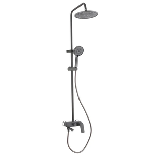 Душова колона зі змішувачем Plamix Lucas-008-J Graphite (Колір графіт) (PM6103) PM6103 фото