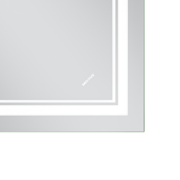 Дзеркало Mixxus Premium QUADRO MR20-50x80-Reverse з LED Touch, Anti-fog, димером, регулятором яскравості (MP6620) MP6620 фото