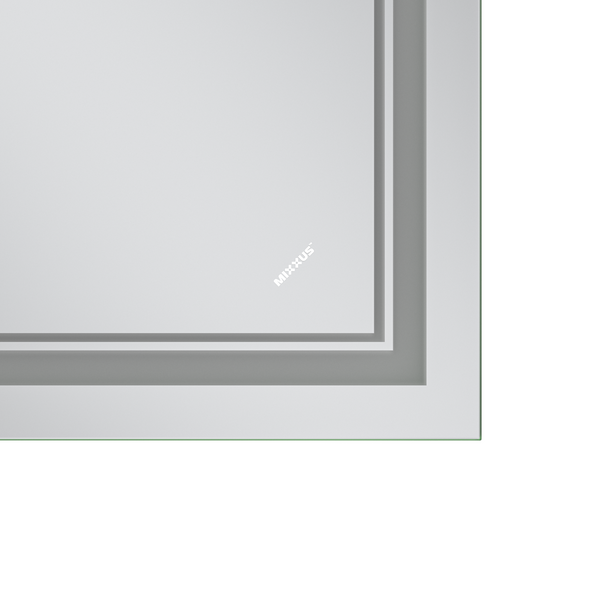 Дзеркало Mixxus Premium QUADRO MR20-50x80-Reverse з LED Touch, Anti-fog, димером, регулятором яскравості (MP6620) MP6620 фото