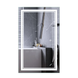 Дзеркало Mixxus Premium QUADRO MR20-50x80-Reverse з LED Touch, Anti-fog, димером, регулятором яскравості (MP6620) MP6620 фото 1