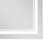 Дзеркало Mixxus Premium QUADRO MR20-50x80-Reverse з LED Touch, Anti-fog, димером, регулятором яскравості (MP6620) MP6620 фото 4