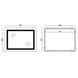 Дзеркало Mixxus TALL MR08-80x60-Reverse з LED Touch, Anti-fog, димером, регулятором яскравості (MI6659) MI6659 фото 13