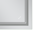 Дзеркало Mixxus Premium QUADRO MR20-50x80-Reverse з LED Touch, Anti-fog, димером, регулятором яскравості (MP6620) MP6620 фото 11