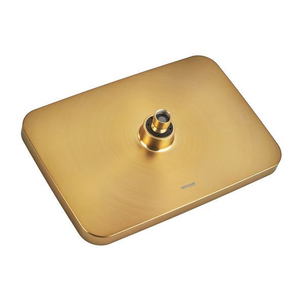 Душова система Mixxus Premium VIRGO 009-J BRUSHED GOLD з термостатичним змішув... MI6649 фото