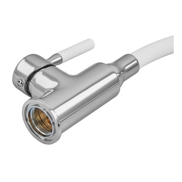 Змішувач для кухні Zerix Atrium-011-T Refl.WHITE (Колір хром+силік.вилив біли... ZX4719 фото