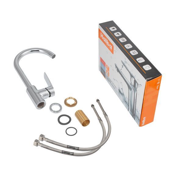 Змішувач для кухні Haiba Troya 017 Nut (HB9662) HB9662 фото