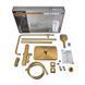 Душова система Mixxus Premium VIRGO 009-J BRUSHED GOLD з термостатичним змішув... MI6649 фото 8