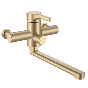 Змішувач для ванни Zerix Rex-006 (Euro) Brushed Gold з нерж. сталі (Колір мат... ZX6119 фото