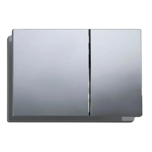 Панель змиву Koer KT-0610-01 240x160x32mmmm пластикова, кнопка квадратна (колір хром) (KR6135) KR6135 фото