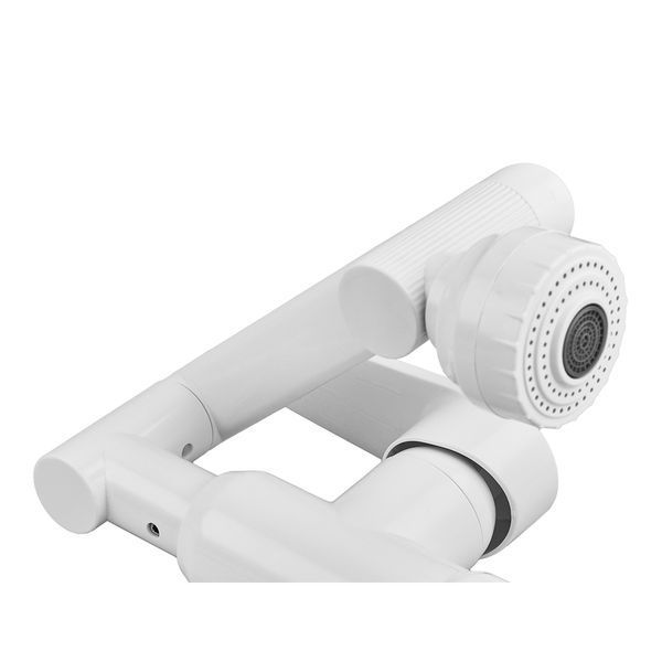 Змішувач для умивальника з регульованим виливом Plamix Oscar-001-FX SET White... PM6105 фото