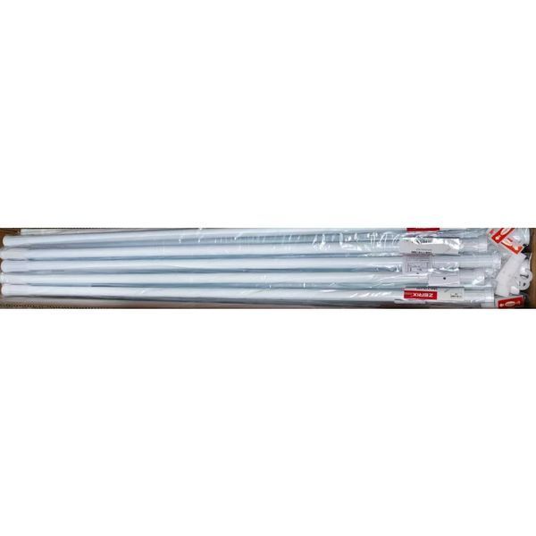 Штанга для шторки телескопічна пряма ZERIX CRA-110x200 110cm-200cm (алюміній) (ZX4998) ZX4998 фото