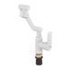 Змішувач для умивальника з регульованим виливом Plamix Oscar-001-FX SET White... PM6105 фото 7
