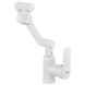 Змішувач для умивальника з регульованим виливом Plamix Oscar-001-FX SET White... PM6105 фото 1