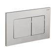 Панель змиву Koer KT-0602-02 240x160x10mm з нержавіючої сталі, кнопка квадратна SUS304 (KR5179) KR5179 фото