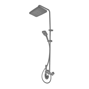 Душова колона зі змішувачем Mixxus Premium MARLIN 009-J GRAPHITE з кнопкою пе... MI6831 фото