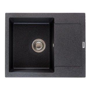 Мийка Zerix ZS-6250S-13 Графітова (ZX4593) ZX4593 фото