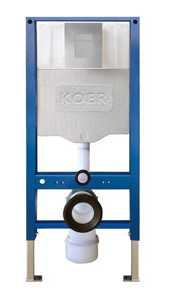 Інсталяція для підвісного унітазу Koer KT-0504-01 500x126x1150mm з панеллю змиву KT-0607-01 хром (KR5348) KR5348 фото