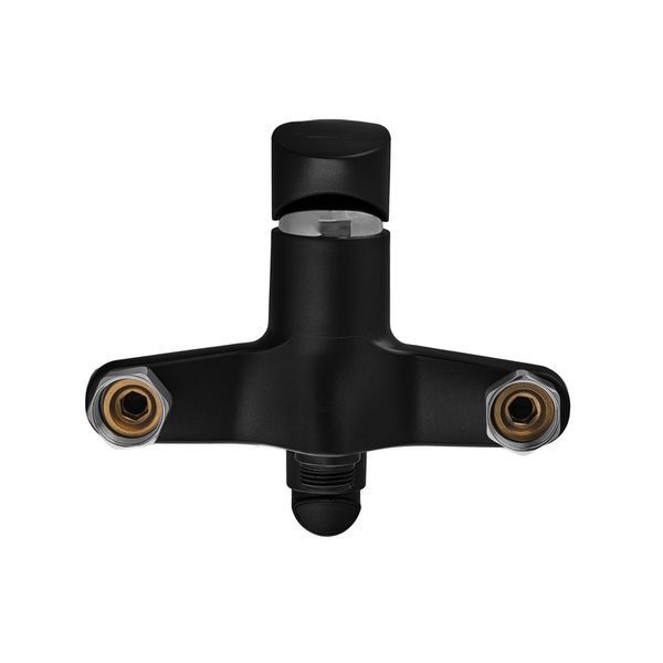 Змішувач для ванни Plamix CEZAR-006 EURO SET Matte black, зі шлангом, лійкою ... PM0690 фото